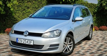 Volkswagen Golf VII Variant 1.6 TDI BlueMotion Technology 110KM 2014 Volkswagen Golf TDi, Zarejestrowany, bezwypadk...