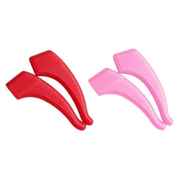 Eyeglass Ear Hook Anti Slip Eyeglass Red and Pink