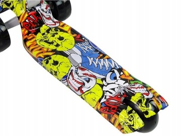 САМОКАТ ТРЁХКОЛЕСНЫЙ СВЕТОДИОДНЫЙ ДЛЯ ДЕТЕЙ, СКЛАДНОЙ, БАЛАНС, ТОРМОЗ, СВЕТ