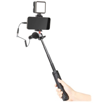 ULANZI MT-41 высокий штатив для камеры телефона, светодиодная лампа, микрофон