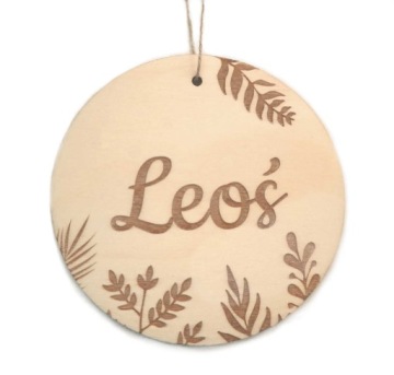 Табличка с именем ребенка для детской комнаты