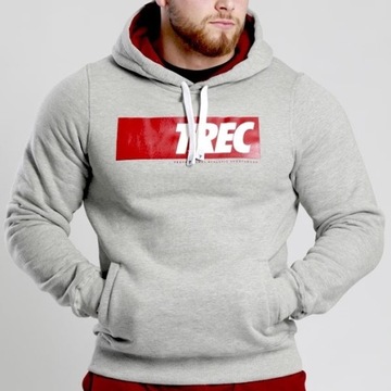 TREC WEAR СВИТШОТ С КАПЮШОНОМ 044 КАПЮШОН ИЗ МЕЛАНЖЕВОГО ХЛОПКА