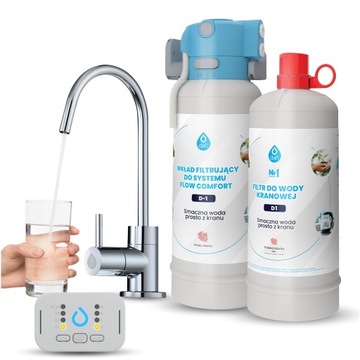 System filtrujący wodę PODZLEWOZMYWAKOWY DAFI FLOW COMFORT D1 2 FILTRY