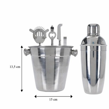 Набор барменских аксессуаров 6 шт. COOLER SHAKER