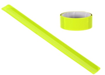 НАБОР 10 САМОЗЖИМНЫХ СВЕТООТРАЖАЮЩИХ ПРЕДУПРЕЖДАЮЩИХ ЛЕНТ, ЖЕЛТЫЙ, ДЛИННЫЙ, 40 СМ