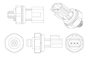 MAHLE SPÍNAČ TLAKOVÝ KLIMATIZACE HYUNDAI ACCENT III IV