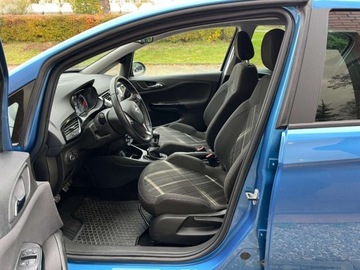 Opel Corsa E Hatchback 3d 1.4 Turbo 100KM 2018 Opel Corsa 1.4 benzyna 100 KM 6 biegow czarny dach zadbany mozliwa zamia, zdjęcie 17