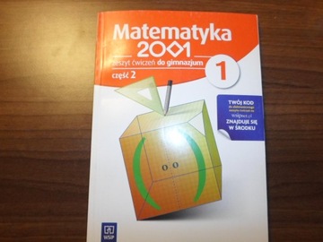 Matematyka 2001 GIMN kl.1 ćwiczenia cz.2 WSIP
