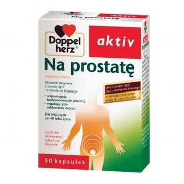 Doppelherz Aktiv Na prostatę,regulacja rytmu oddawania moczu 30 kapsułek