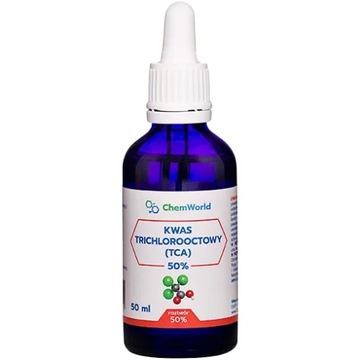 ChemWorld Kwas Trichlorooctowy 50% TCA CZDA 50 ml
