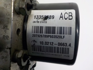 OPEL ASTRA J IV 4 НАСОС АБС 13356789 ACB ATE