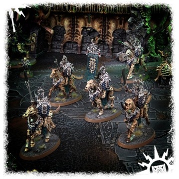 WH AoS - Ossiarch Bonereapers Kavalos Deathriders