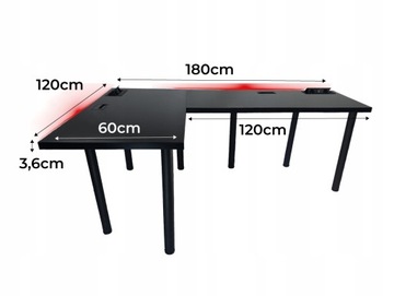 УГЛОВОЙ ИГРОВОЙ СТОЛ 180х120 ПРОИЗВОДИТЕЛЬ РОЗЕТОК