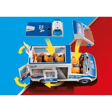 70899 PLAYMOBIL TRANSPORTER POLICYJNY POLICJA