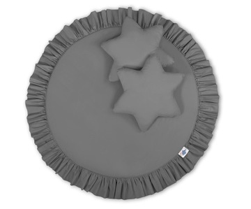 Комплект: Подвесной балдахин, коврик, подушки, антрацит.