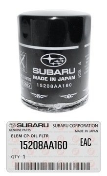 FILTR OLEJE SUBARU IMPREZA OUTBACK FORESTER LEGACY XV 15208AA160 ORIGINÁLNÍ