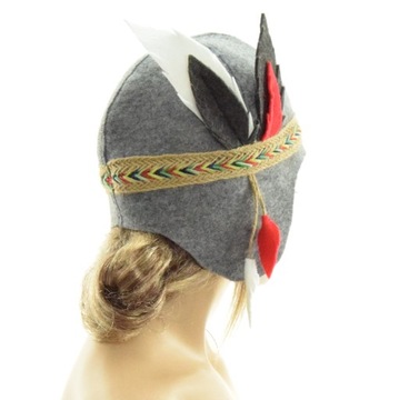 Czapka do sauny- zestaw damski-INDIANKA -S