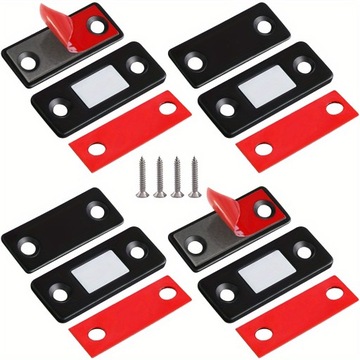 4/8 par zatrzask magnetyczny do szafki, ultracienki zatrzask magnetyczny