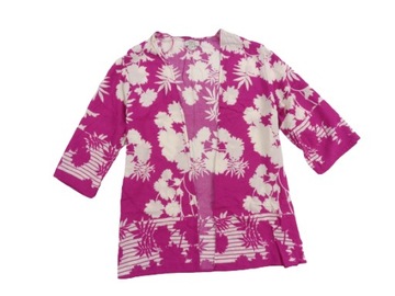 38-40 PAPAYA NARZUTKA KWIATY OVERSIZE PINK W45