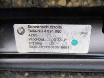 POLIČKA KUFRU ROLETA ZADNÍ BMW 5 M5 F10 12R