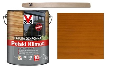 Lazura V33 Polski Klimat 10 lat Sosna Skandyna. 5L