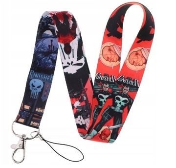 Smycz na klucze Marvel Deadpool Punisher brelok