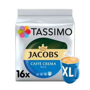 Kapsułki TASSIMO JACOBS CAFE MILD XL 16 szt.