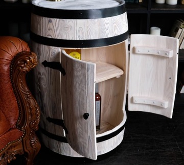 БАРЕК ДЕРЕВЯННАЯ БОЧКА БЕЛАЯ BONANZA WOOD