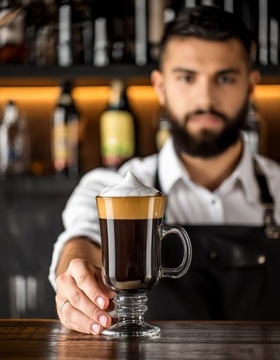 Набор из 6 стаканов для ИРЛАНДСКОГО КОФЕ ЛАТТЕ 200МЛ