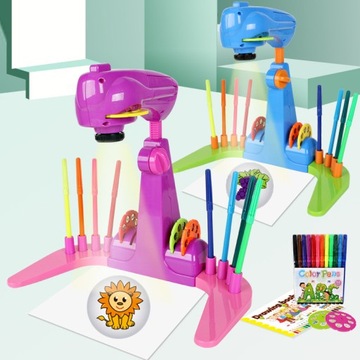 Проектор для рисования 32 слайдов-маркеров