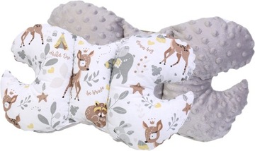 НАБОР ДЕТСКОГО КОКОНА NEST MINKY PIECE XXL BABYMAM, 7 ЭЛЕМЕНТОВ.