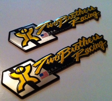 Эмблема глушителя Two Brothers FZ GSR CBR SV Gift