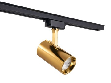 Oprawa halogenowa szynowa GU10 Spot Lampa Złota