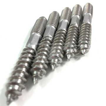 ДВУХРЕЗЬБОВЫЙ M6x120 ШТИФТ 6x120 ВИНТ ИЗ НЕРЖАВЕЮЩЕЙ А2 A2