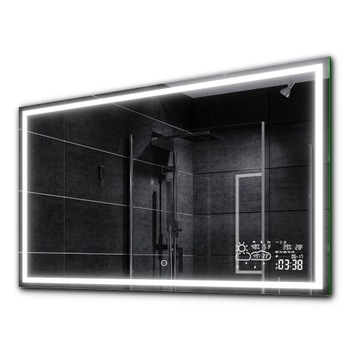 Lustro łazienkowe LED +pogoda dotyk 170x80 ATLANTA