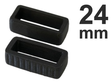 Szlufka slick&handy, 24mm, czarna, 2szt.