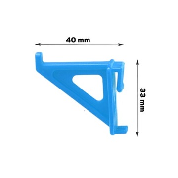 20 маленьких держателей инструментов с крючками для синей доски ITBNN