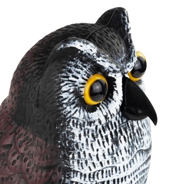 ОТПУСКАТЕЛЬ ПТИЦ МЫШИ ФИГУРКА СОВЫ ДЛЯ САДОВОЙ ПТИЦЫ ХИЩНИКА МОК-АП