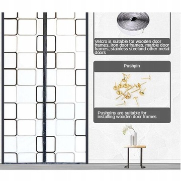 1 . Пластиковая занавеска для домашней двери Easy