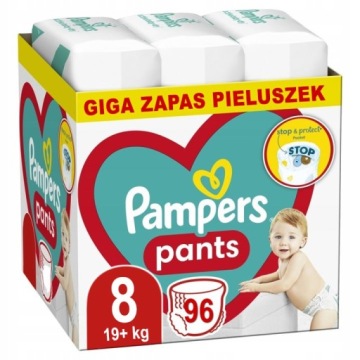 PAMPERS Штани розмір 8 трусики-підгузки підгузки 96 шт. 17+ кг 3x32 запас
