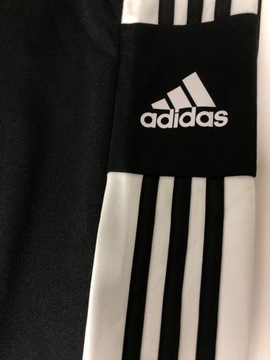 Adidas spodnie poliestrowe piłkarskie czarne męskie Sq21 tr GK9545 R. LT
