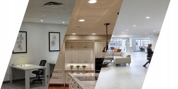 Набор держателей ламп Галогенная светодиодная панель ECO 6W 4x