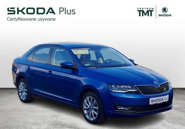 Skoda Rapid II Liftback Facelifting 1.0 TSI 110KM 2018 Skoda RAPID SmartLink Biksenon Climatronic Tempomat Grzane fotele Salon PL, zdjęcie 7