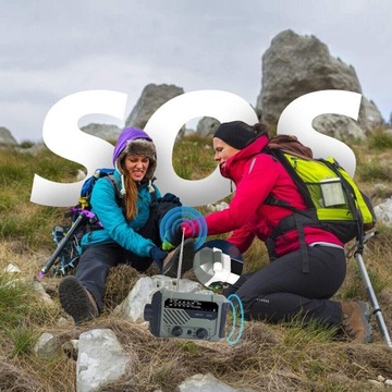 ПОРТАТИВНАЯ РАДИОСТАНЦИЯ С СОЛНЕЧНОЙ БАТАРЕЕЙ 2000 МАЧ, АВАРИЙНАЯ РАДИО С AM FM