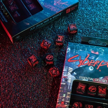 Игральные кости Cyberpunk Red Essential
