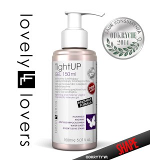 LOVELY LOVERS TIGHTUP GEL 150ML WYDAJNY LEPSZY SEX/STOSUNEK NAWILŻAJĄCY