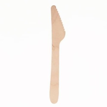 NÓŻ NOŻE DREWNIANE 16,5cm ECO (100) RED PLAST