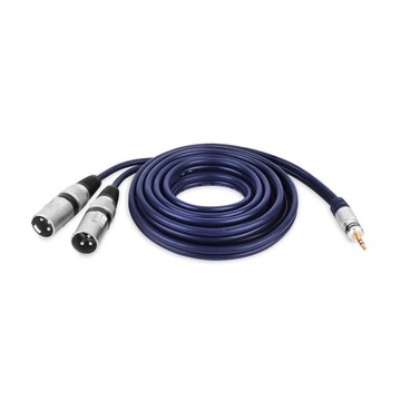 Kabel Jack 3,5mm wtyk - 2x XLR MIKSER VITALCO 10m