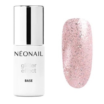 NEONAIL BAZA Glitter Effect Rose Twinkle 7,2 ml