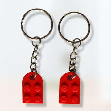 БРЕЛОК из кубиков LEGO Брелок-сердце Подарок 2 шт Женский день